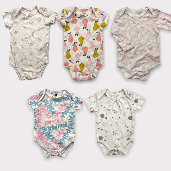 Other - Baby Girls 3-6 Month Onsies Bodysuits Lot of 5